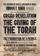 The Giving of the Torah | Mount Sinai Vintage Poster