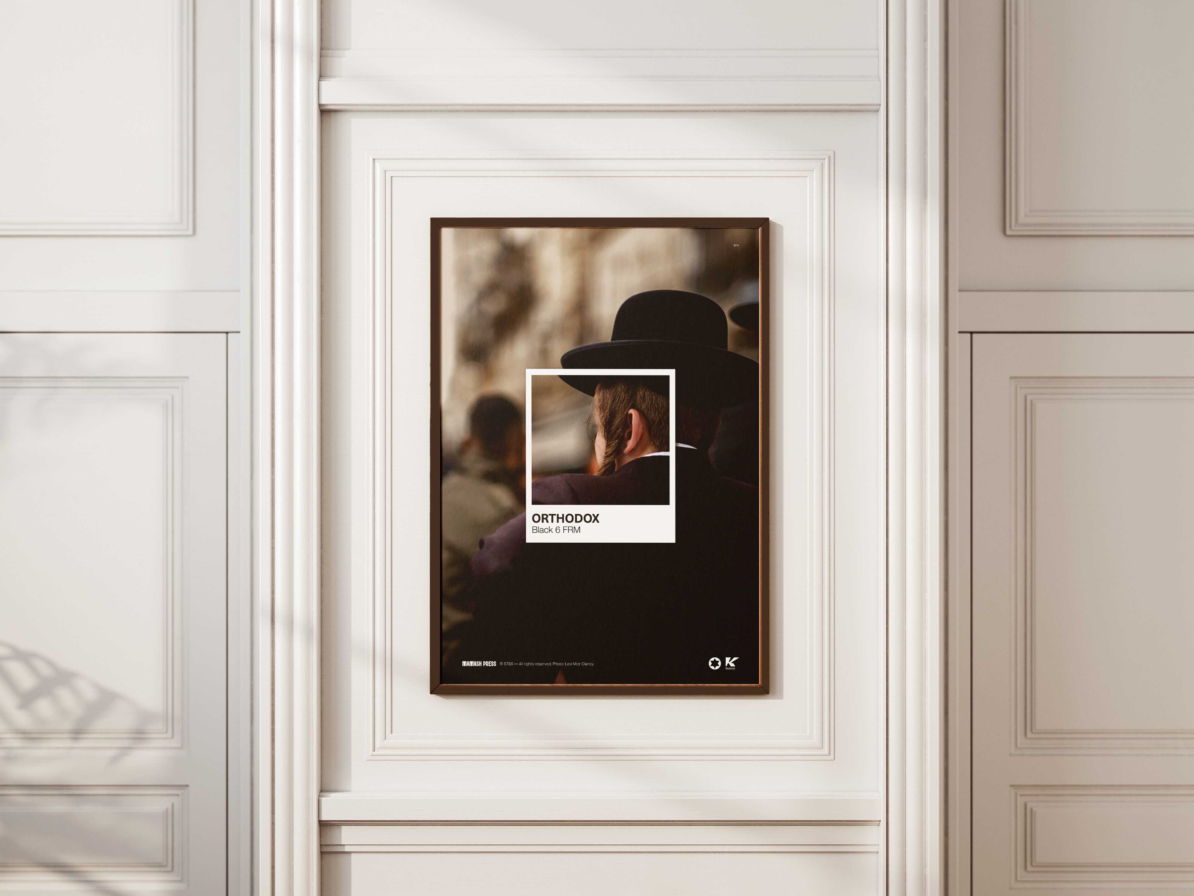 Orthodox Black — Colour Swatch Poster