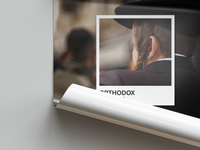 Orthodox Black — Colour Swatch Poster