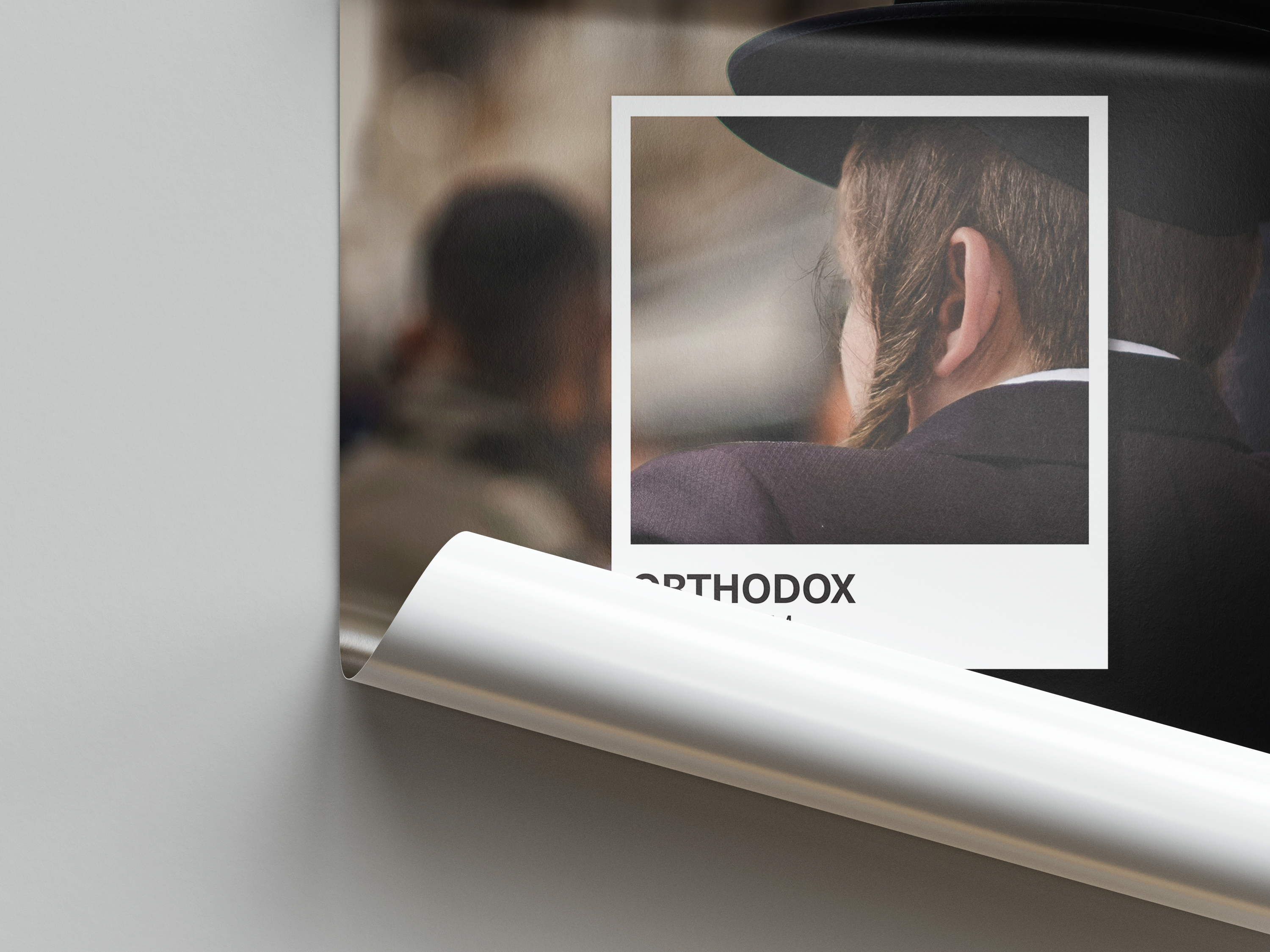 Orthodox Black — Colour Swatch Poster