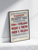The Greatest Trials — Vintage Wrestling Poster Print