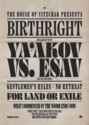 Birthright: Yaakov vs Esav — Vintage Fight Poster Print